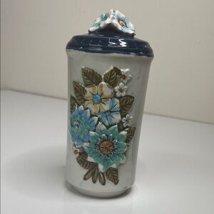 Vintage Tilso Japan Hand Painted Canister